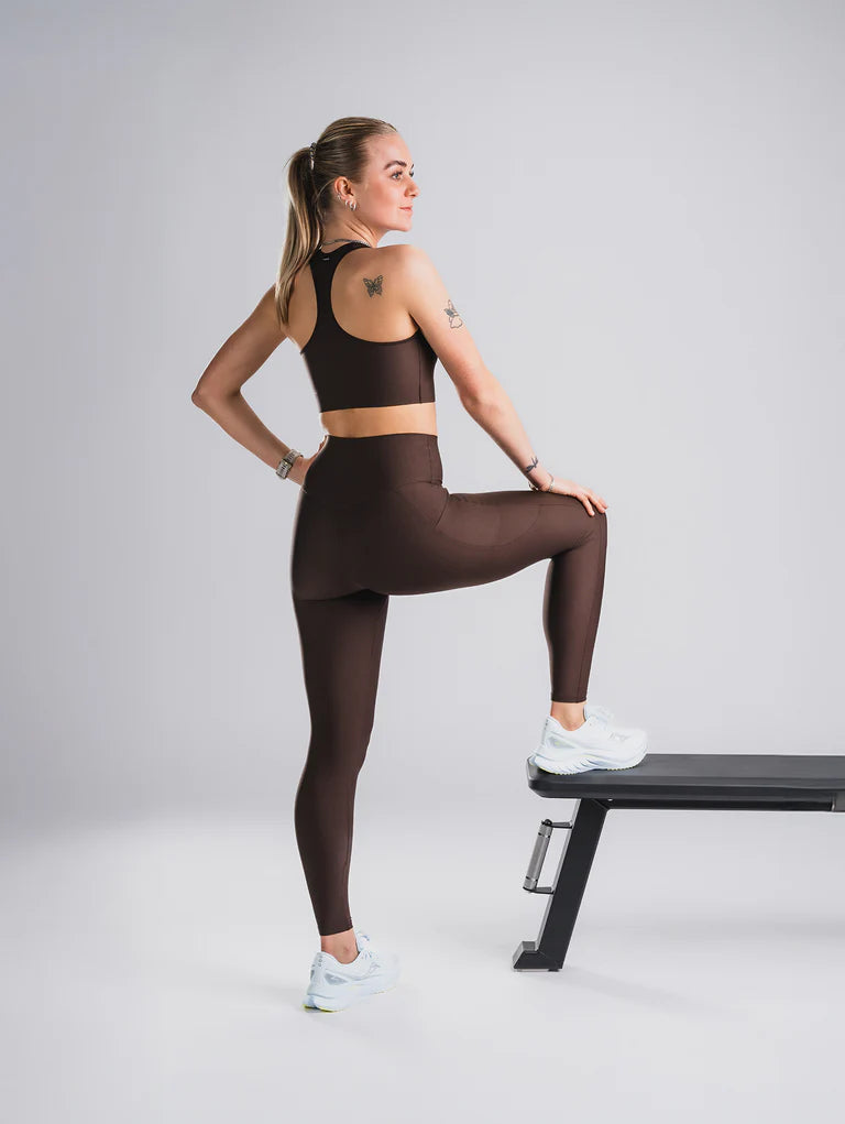 Womens High Rise Tights Pocket